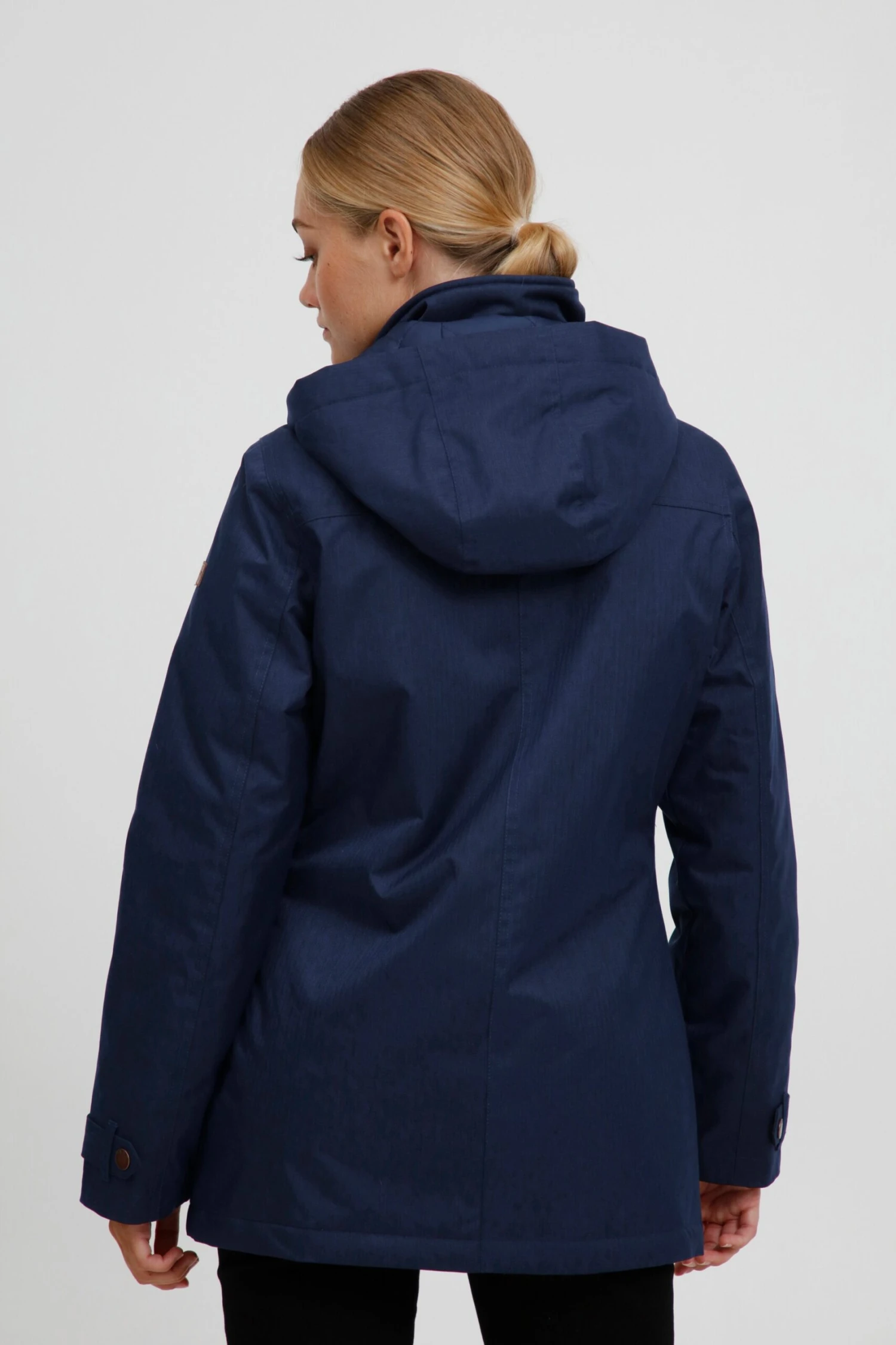 OXMO Winterjacken Parka BROOKE Frauen Dunkelblau – Bild 4