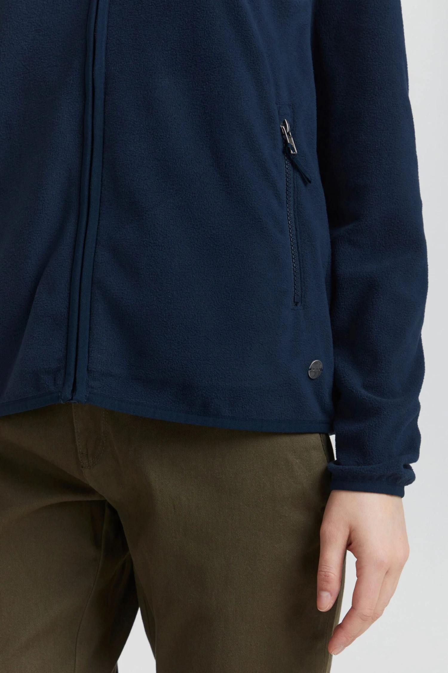 OXMO Outdoorjacken Fleecejacke Rikka Frauen Dunkelblau – Bild 6