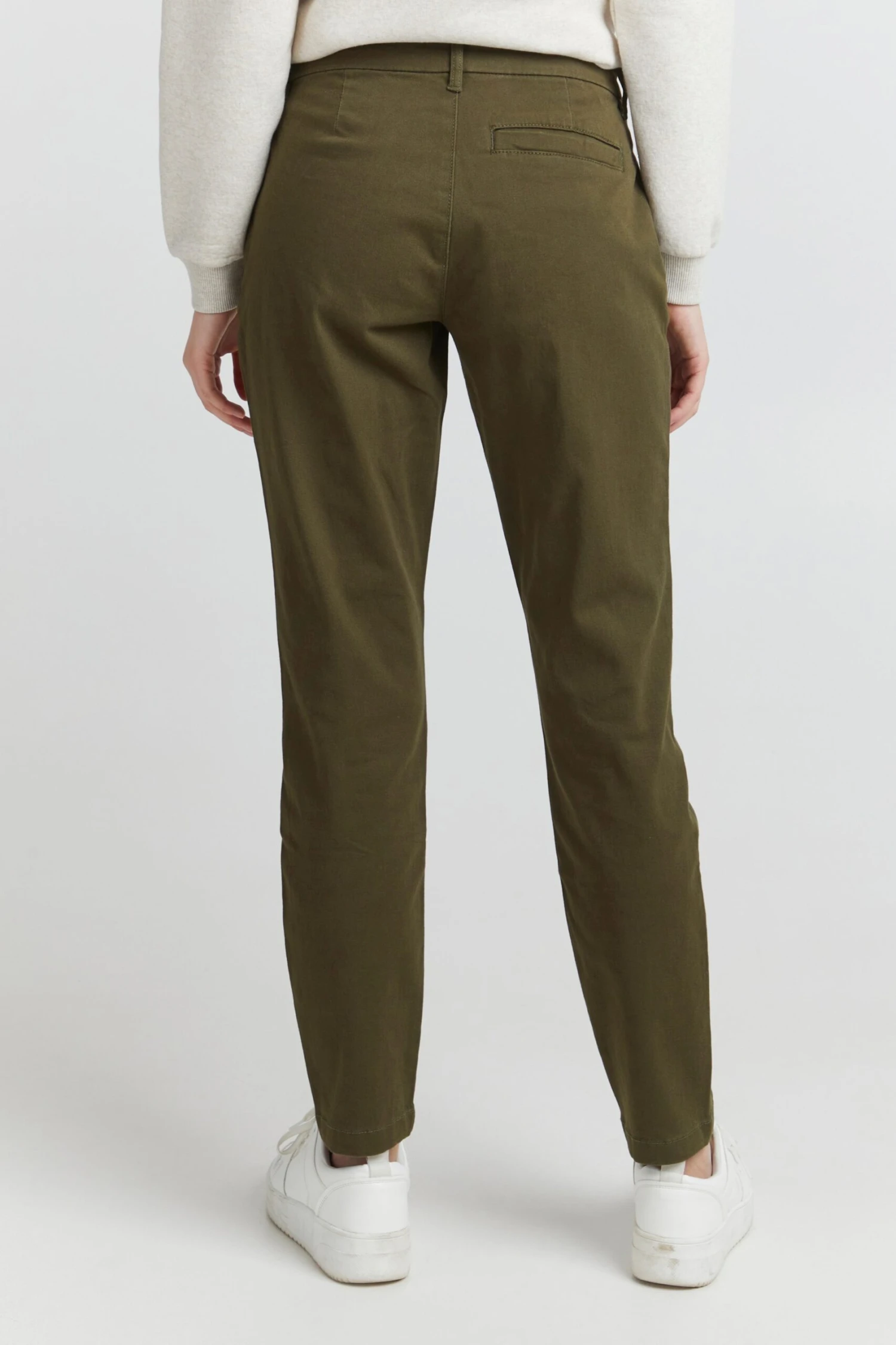 OXMO Chinos Regular Chinohose Pilar Frauen Khaki / Oliv – Bild 4