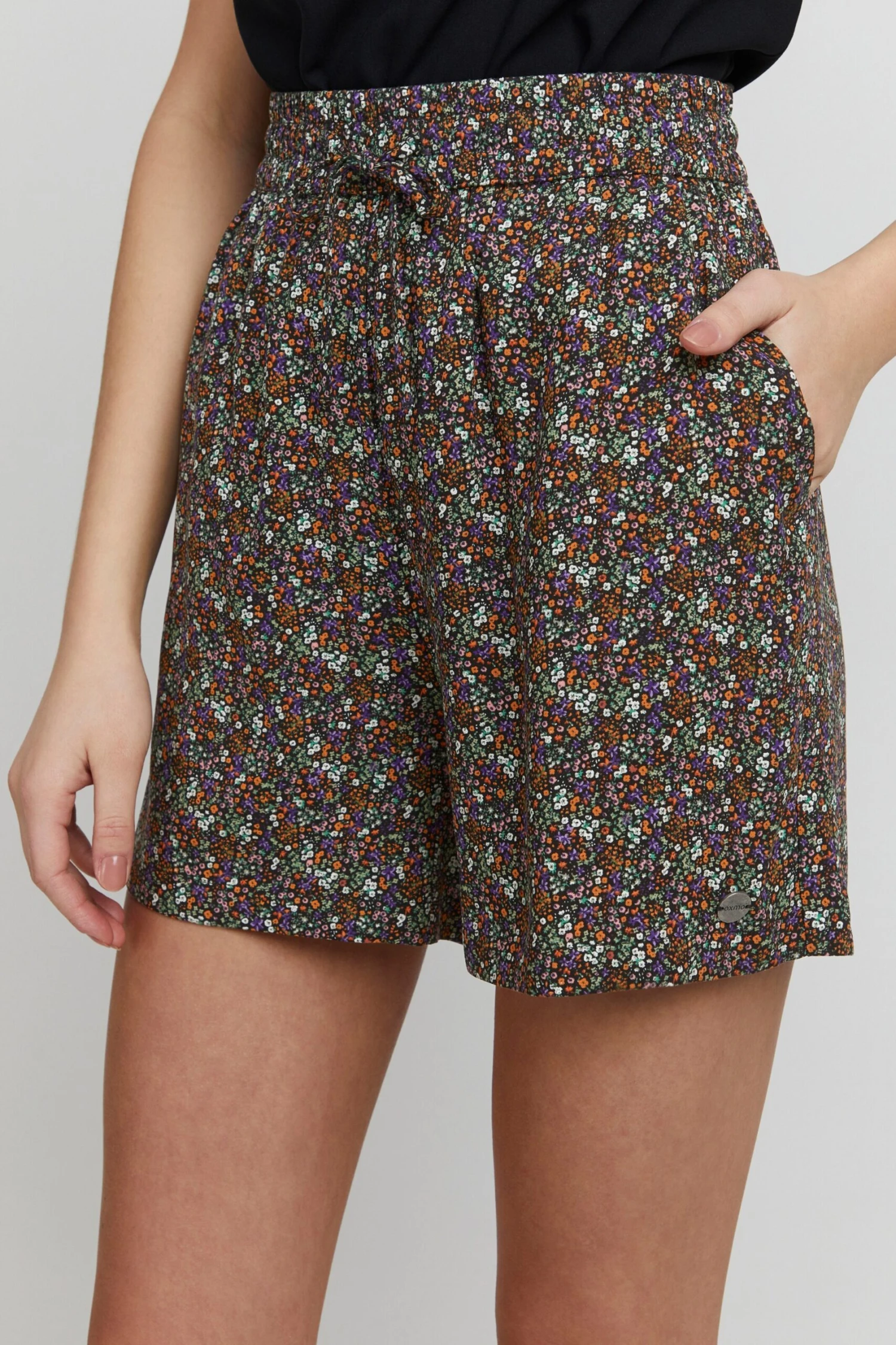 OXMO Shorts Loosefit Hose Eldird Frauen Mischfarben – Bild 5