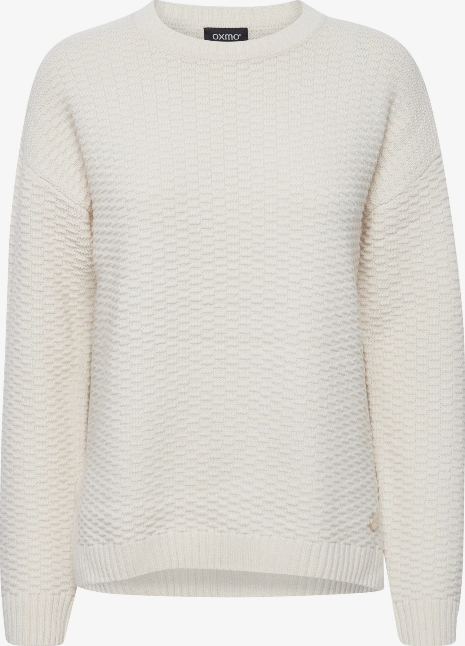 OXMO Feinstrickpullover Pullover Milla Frauen Beige