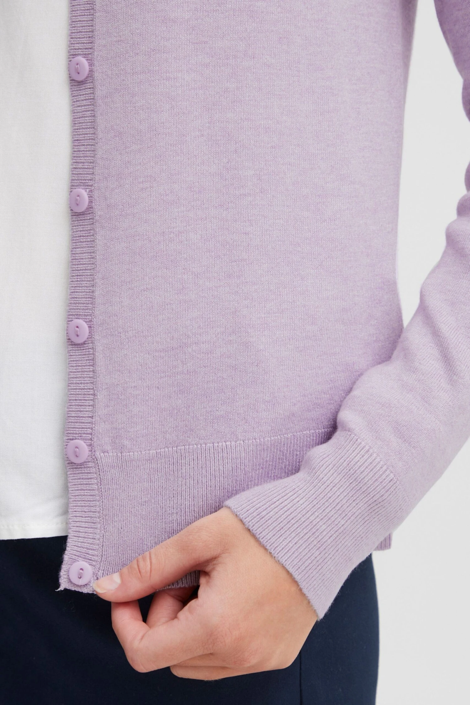 OXMO Strickjacken Strickjacke Oxhelene Frauen Rosa – Bild 6