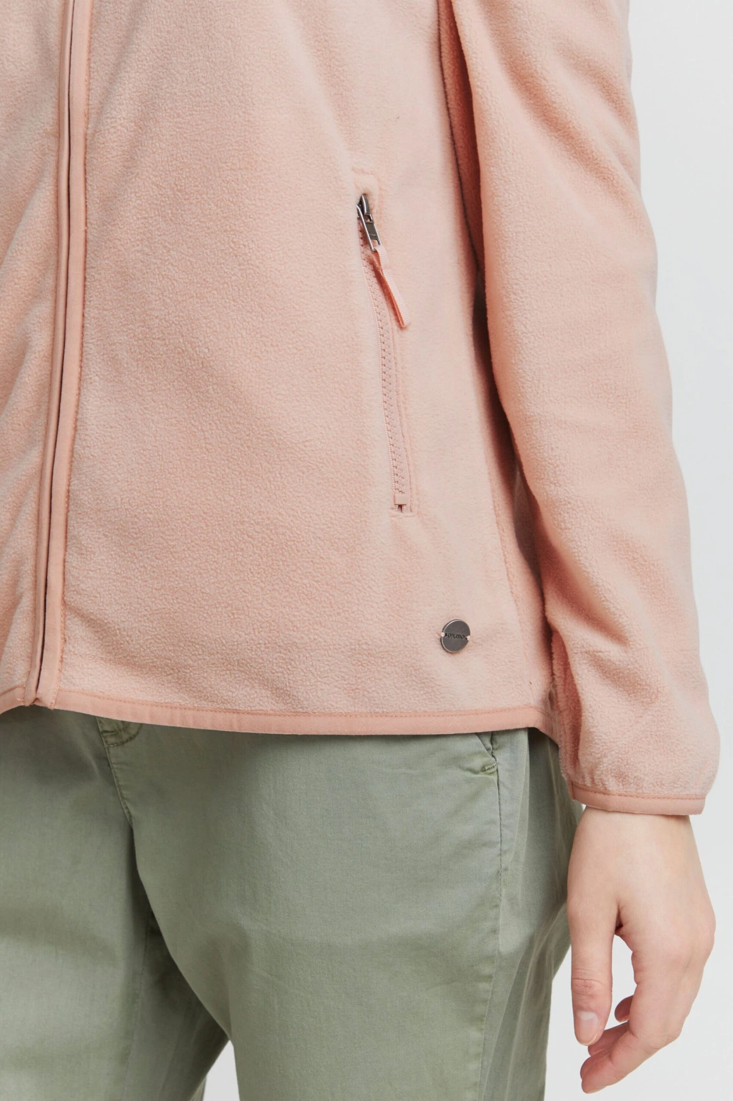 OXMO Outdoorjacken Fleecejacke Rikka Frauen Rosa – Bild 6