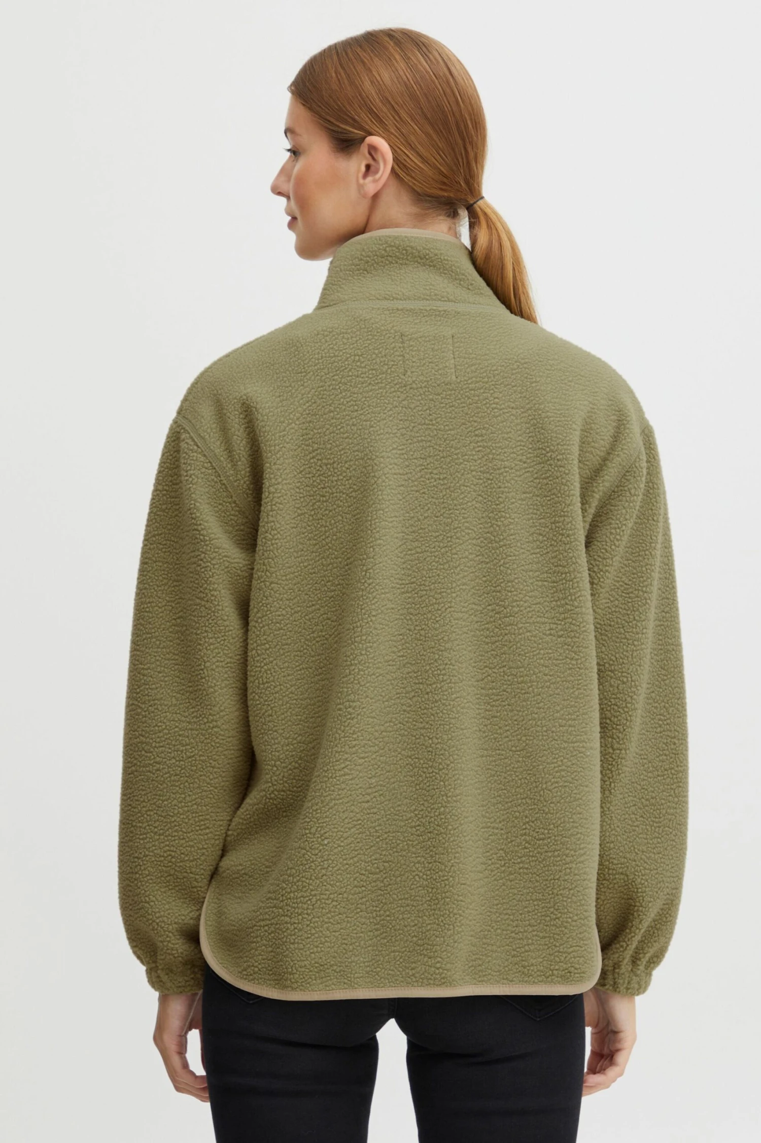 OXMO Übergangsjacken Fleecejacke Oxpiper Frauen Grün – Bild 5