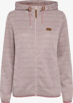 OXMO Outdoorjacken Fleecejacke Pebbles Frauen Pink
