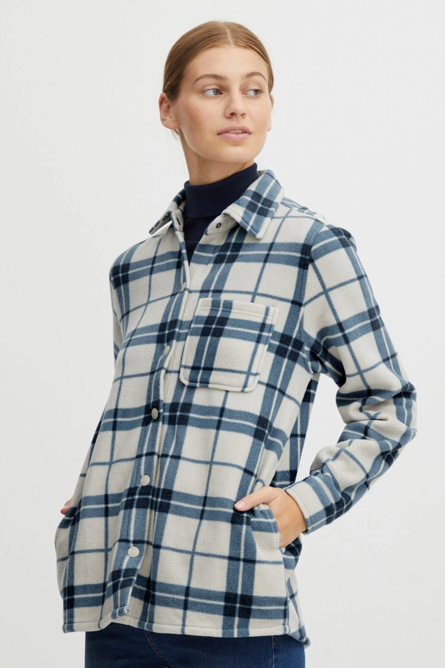 OXMO Übergangsjacken Übergangsjacke Chia Frauen Hellgrau – Bild 2