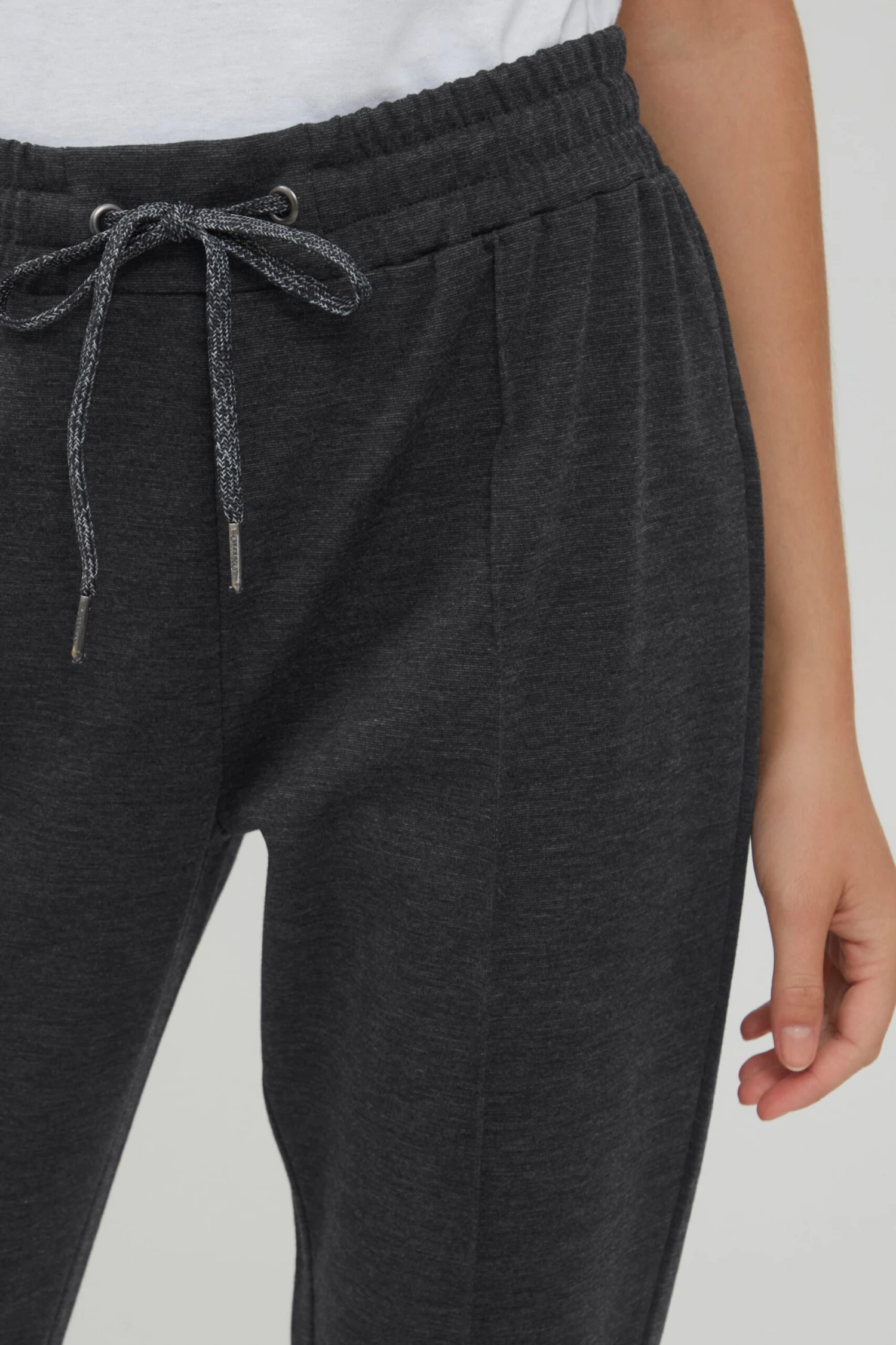 OXMO Stoffhosen Regular Stoffhose Frauen Dunkelgrau – Bild 5