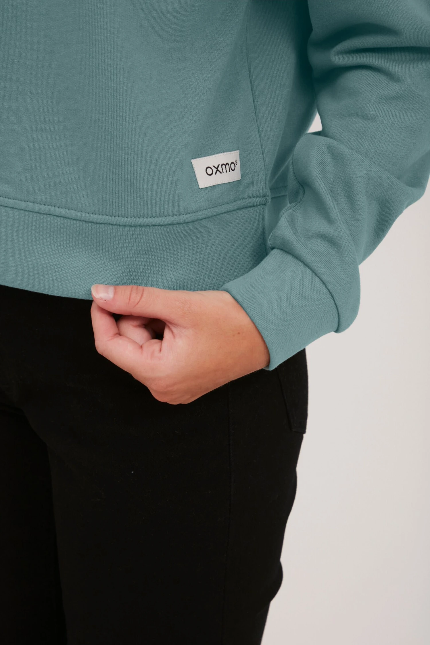 OXMO Pullover Troyer Grethe Frauen Grün – Bild 6