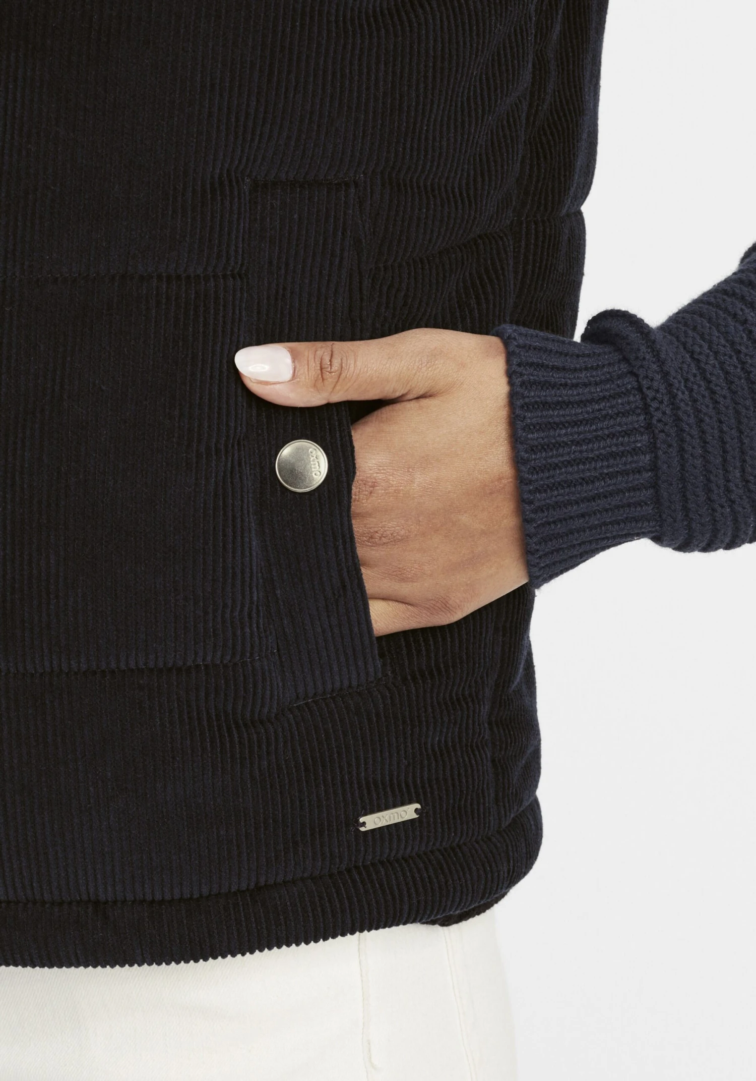 OXMO Westen Weste Videma Frauen Schwarz – Bild 6