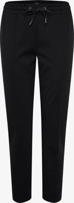 OXMO Stoffhosen Regular Stoffhose Frauen Schwarz