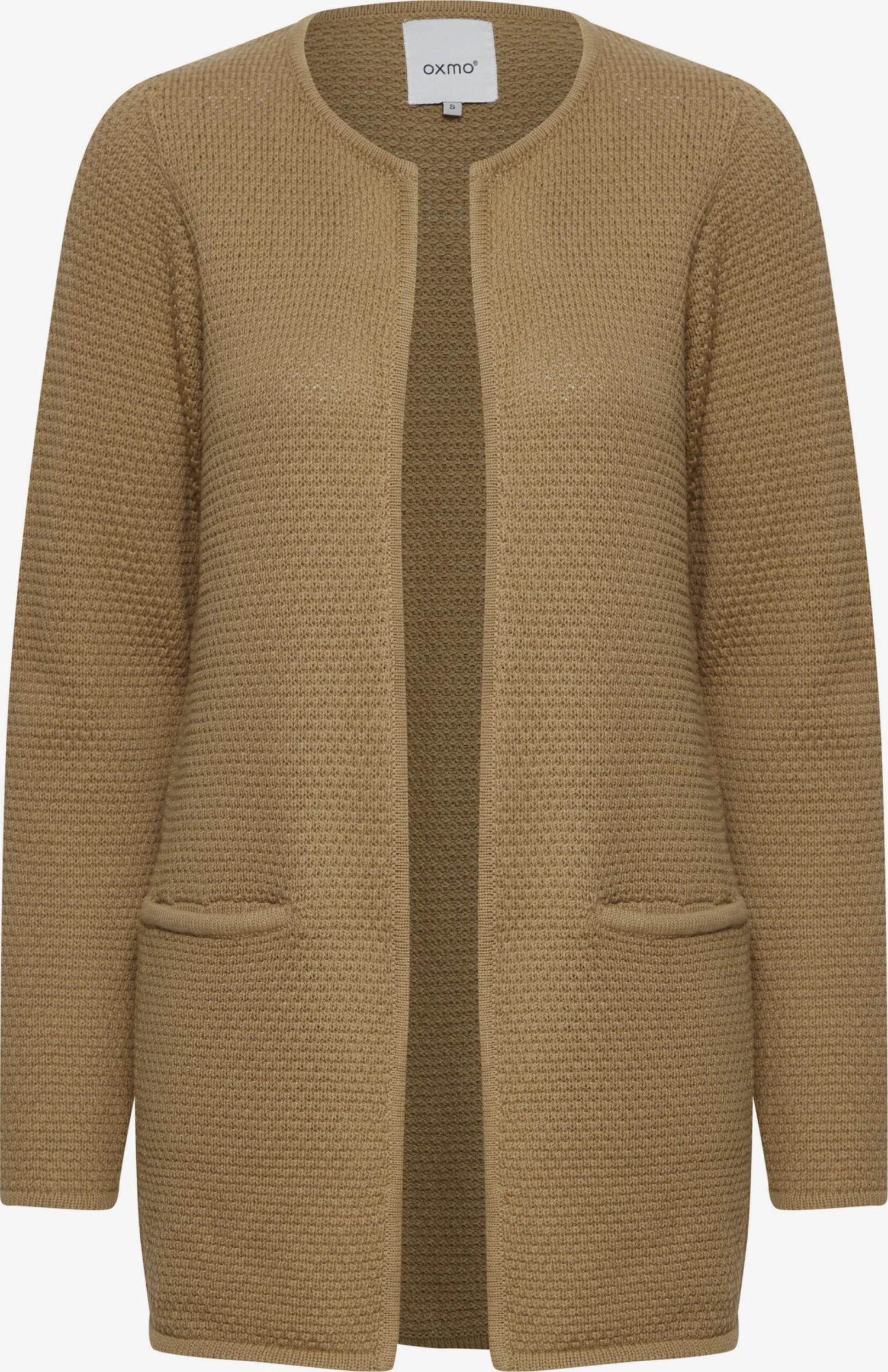 OXMO Strickjacken Strickjacke Hilda Frauen Braun