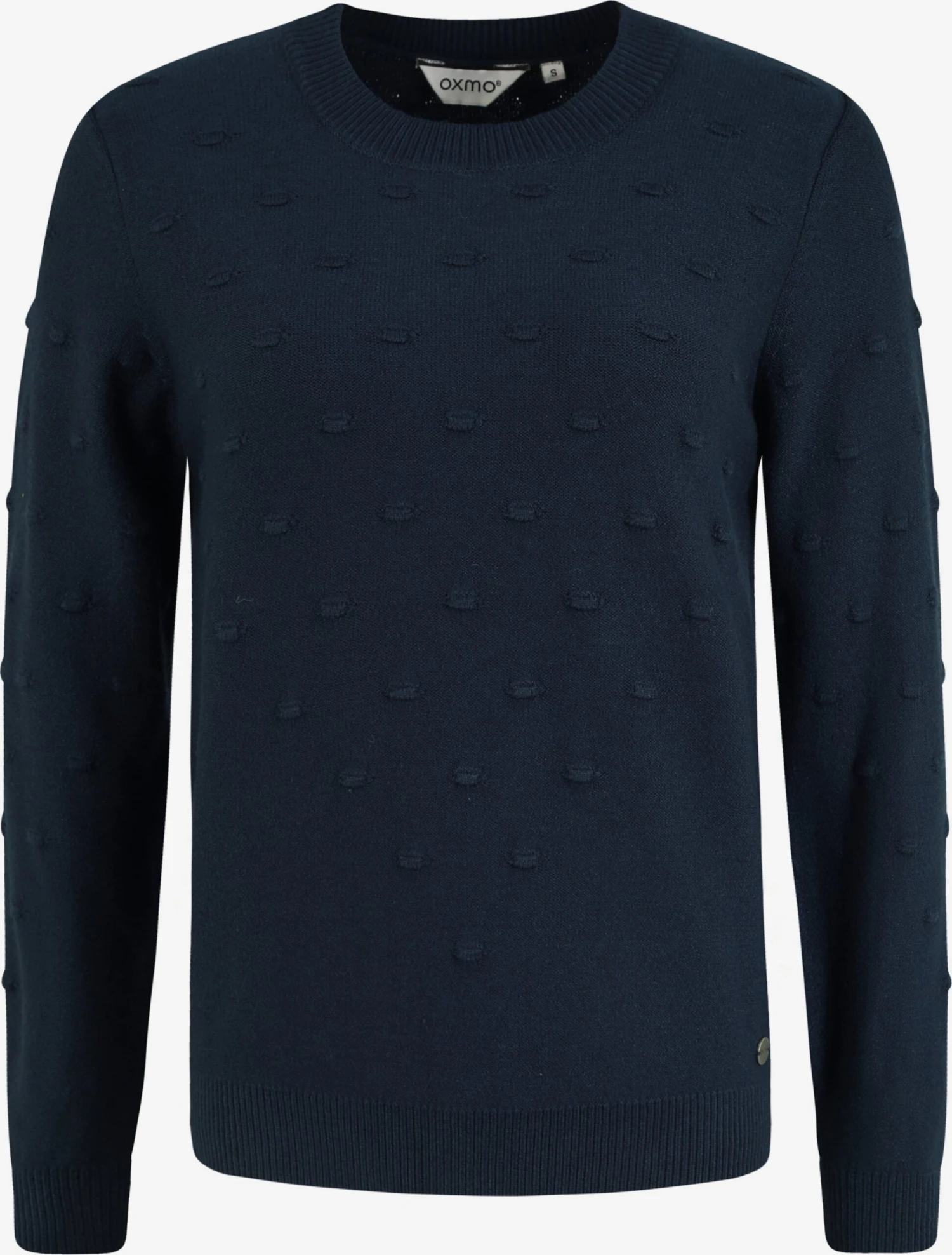 OXMO Feinstrickpullover Pullover Dotta Frauen Dunkelblau