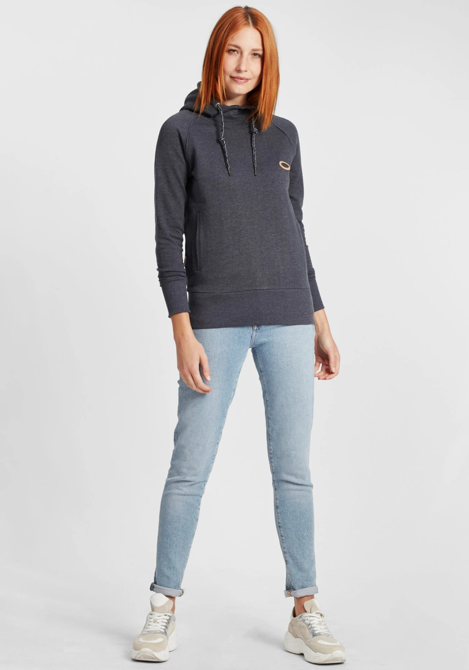 OXMO Hoodies Hoodie Puja Frauen Blau – Bild 3