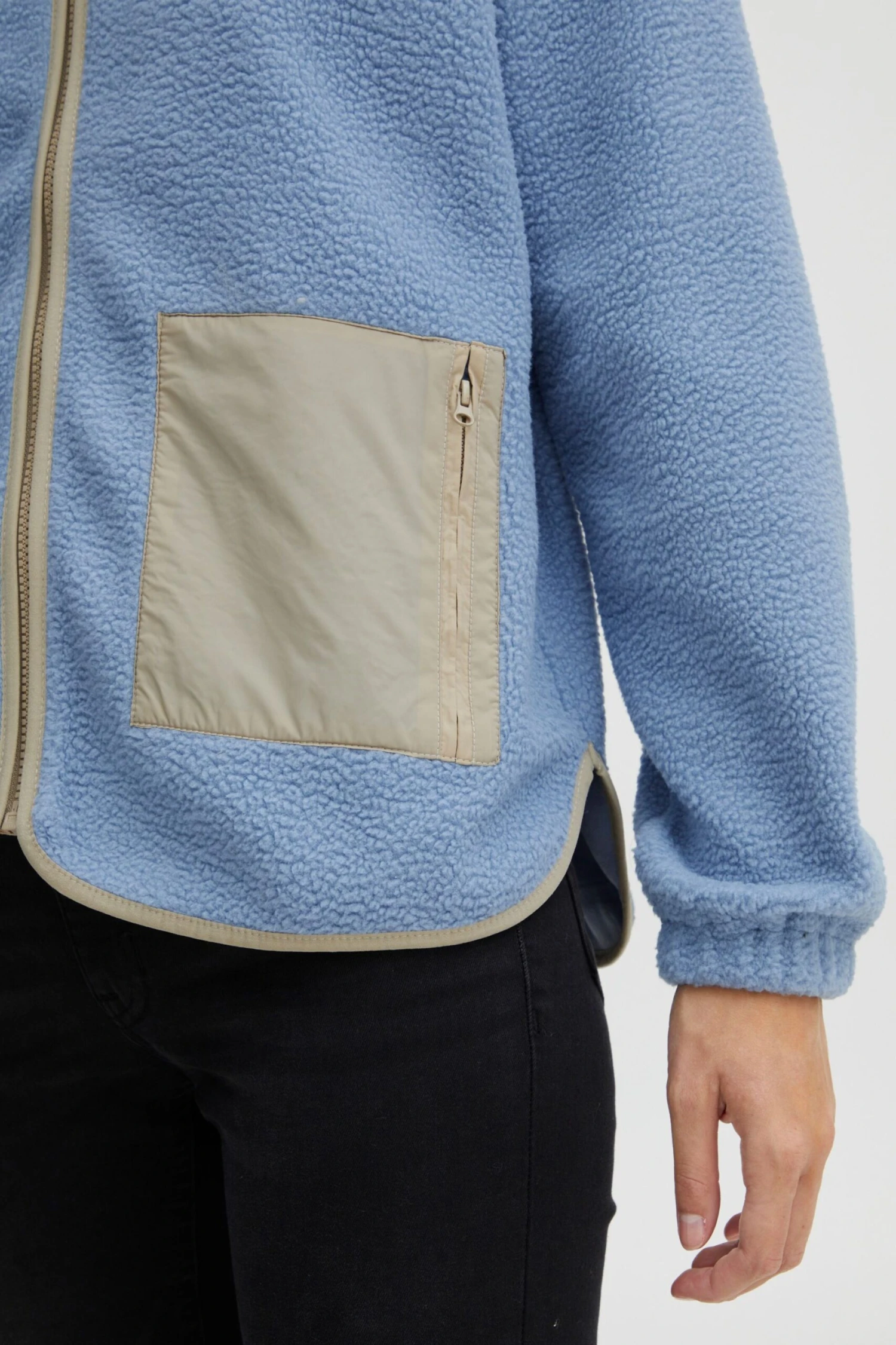 OXMO Übergangsjacken Fleecejacke Oxpiper Frauen Blau – Bild 6