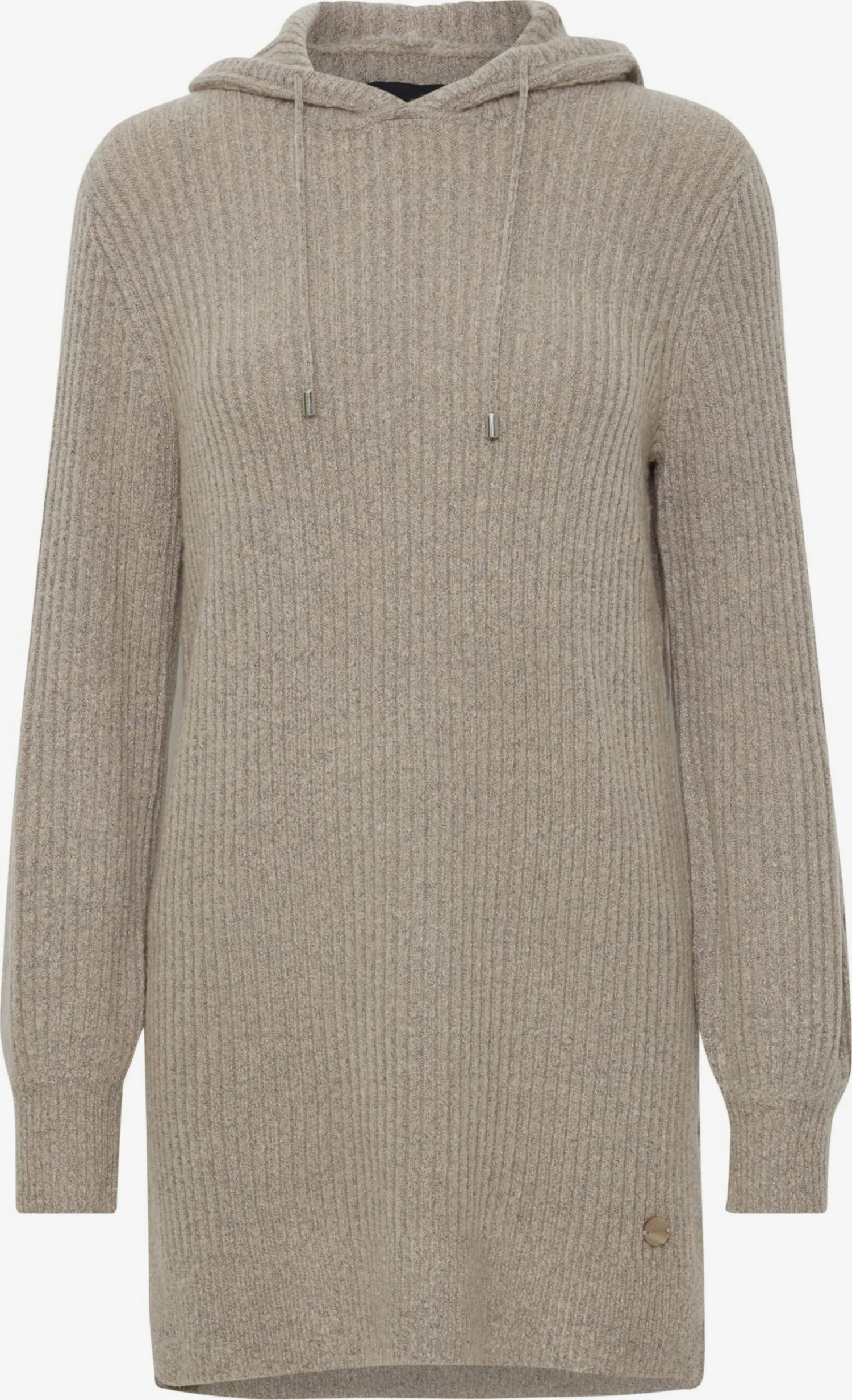 OXMO Kapuzenpullover Pullover Norma Frauen Grau