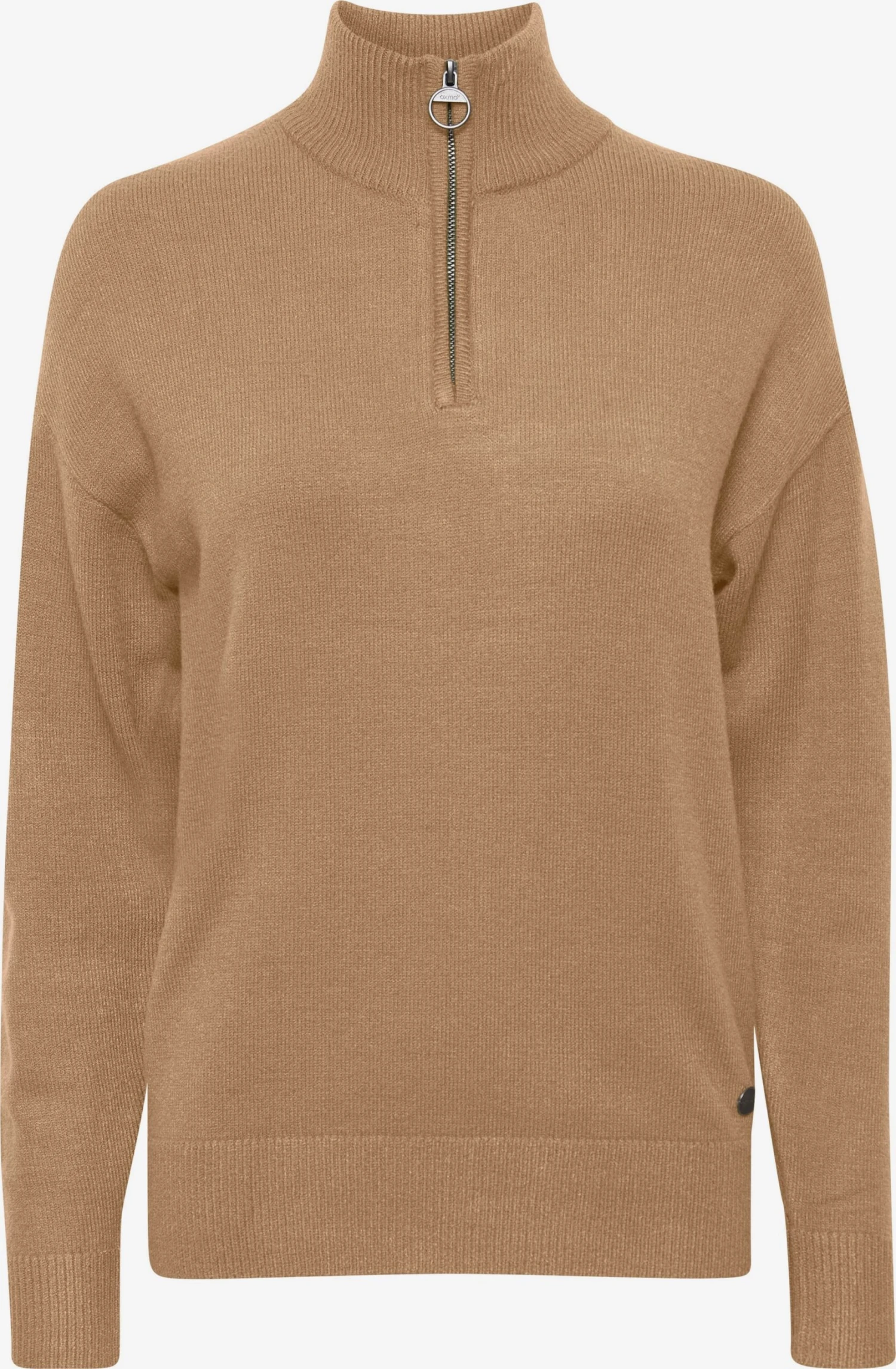 OXMO Rollkragenpullover Pullover Rita Frauen Beige