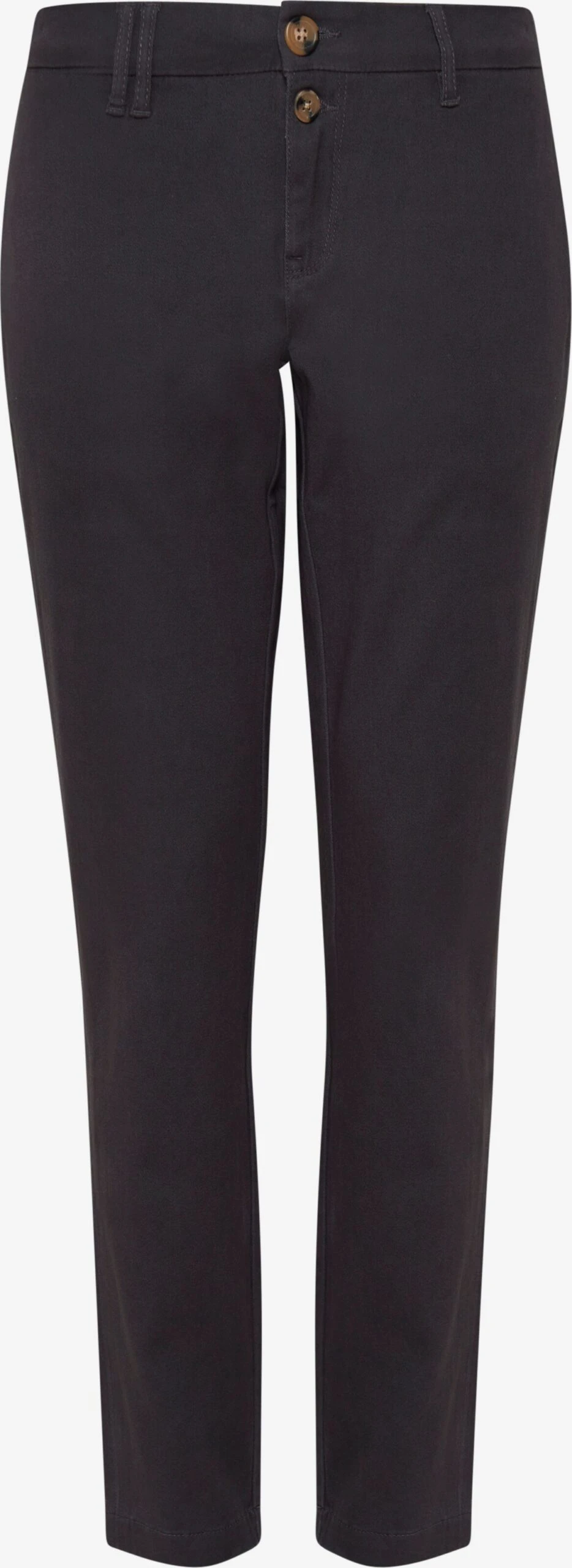 OXMO Chinos Regular Chinohose Pilar Frauen Dunkelgrau