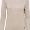OXMO Rollkragenpullover Pullover Frauen Beige