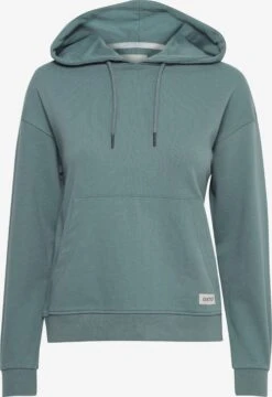 OXMO Pullover Kapuzenpullover Greta Frauen Grün