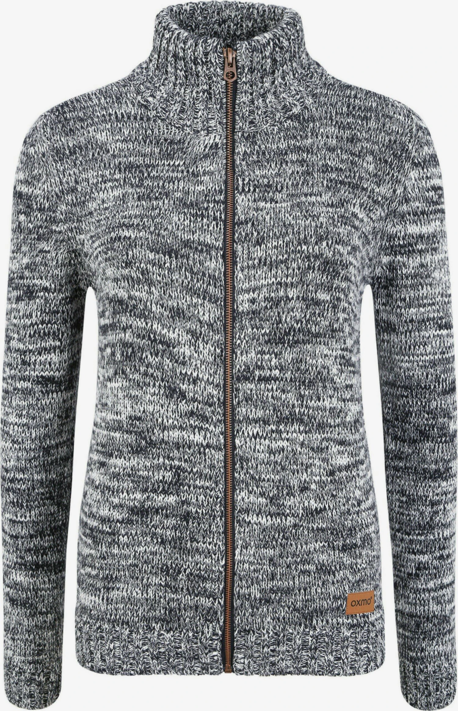 OXMO Strickjacken Strickjacke Phenix Frauen Blau / Grau