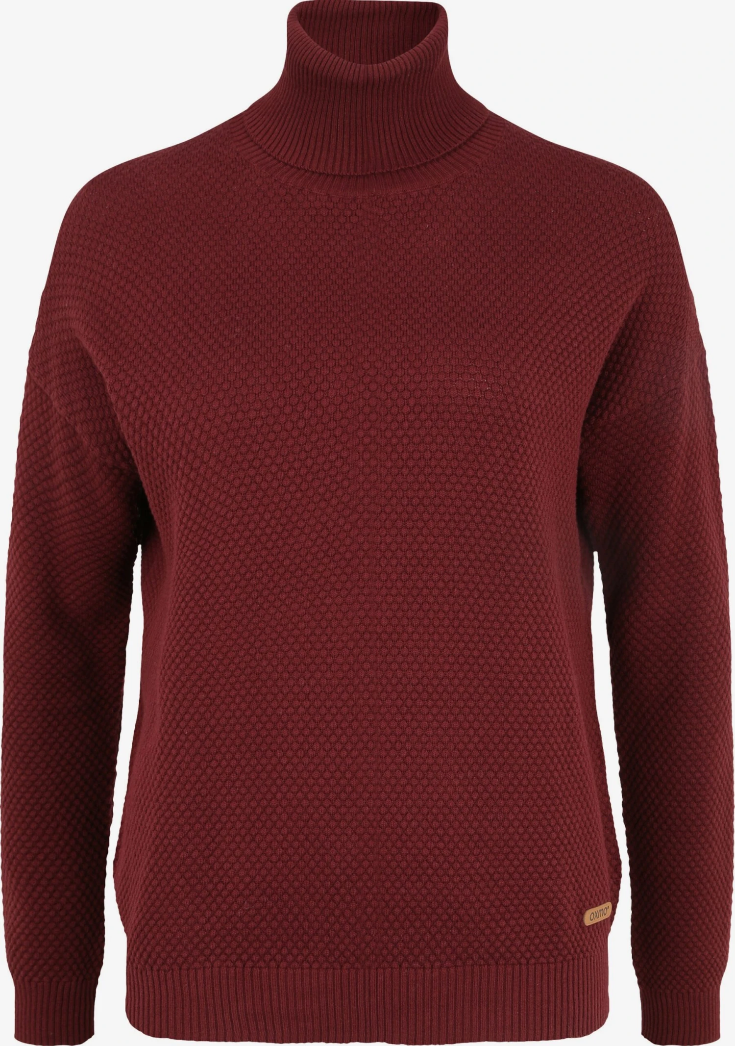OXMO Strickjacken Rollkragenpullover Sina Frauen Rot