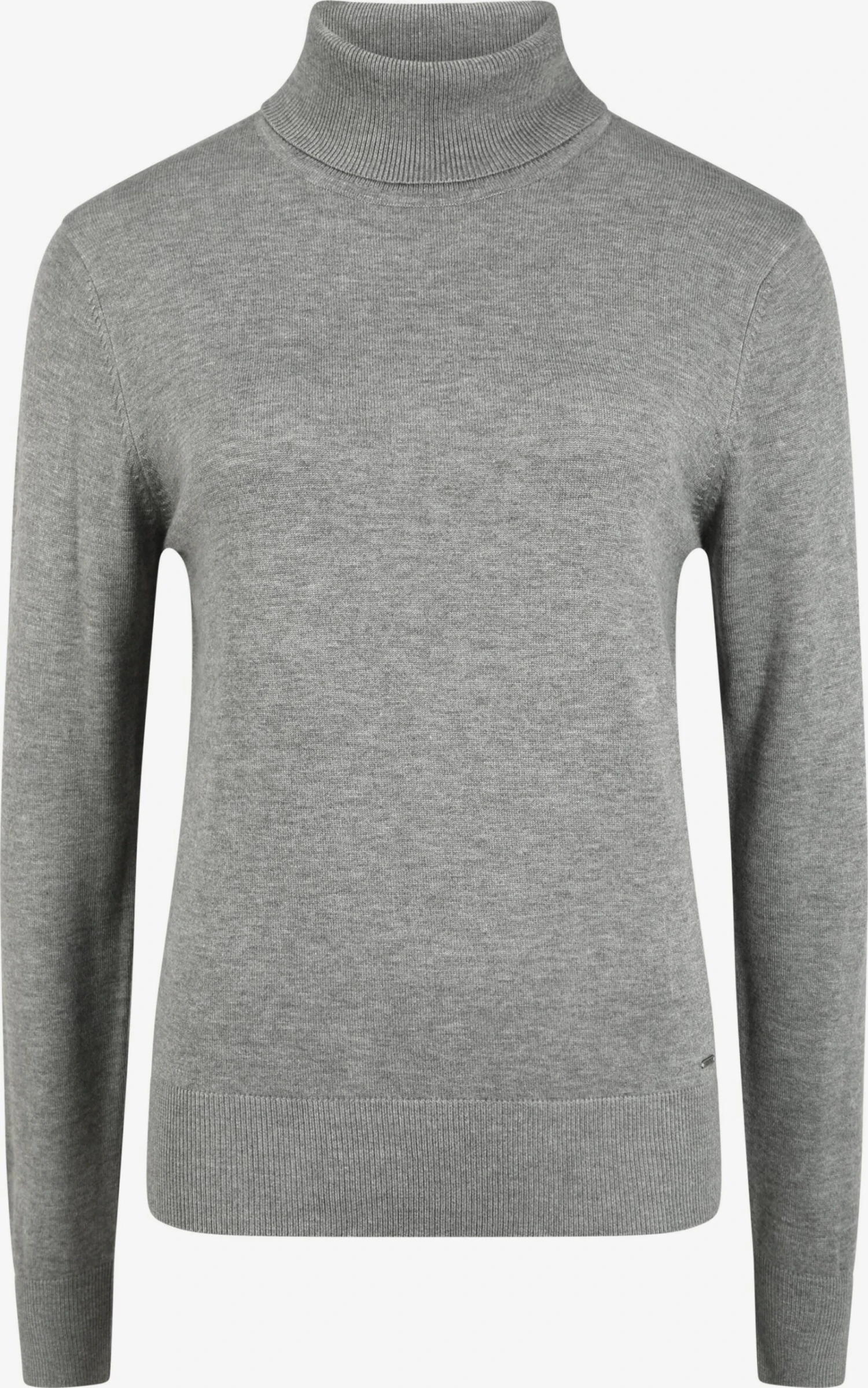 OXMO Pullover Rollkragenpullover Wina Frauen Grau