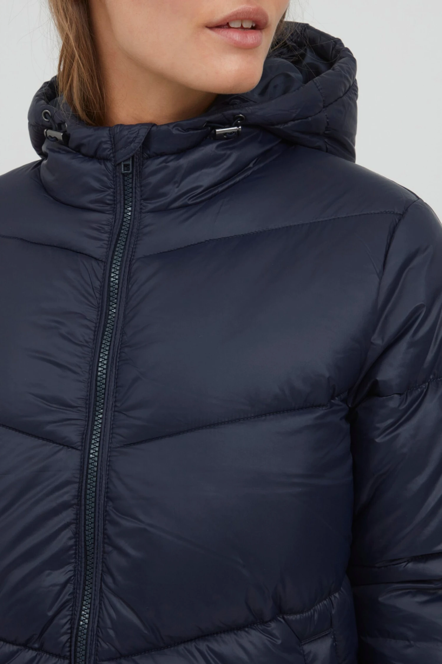 OXMO Winterjacken Steppjacke TABEA Frauen Dunkelblau – Bild 5
