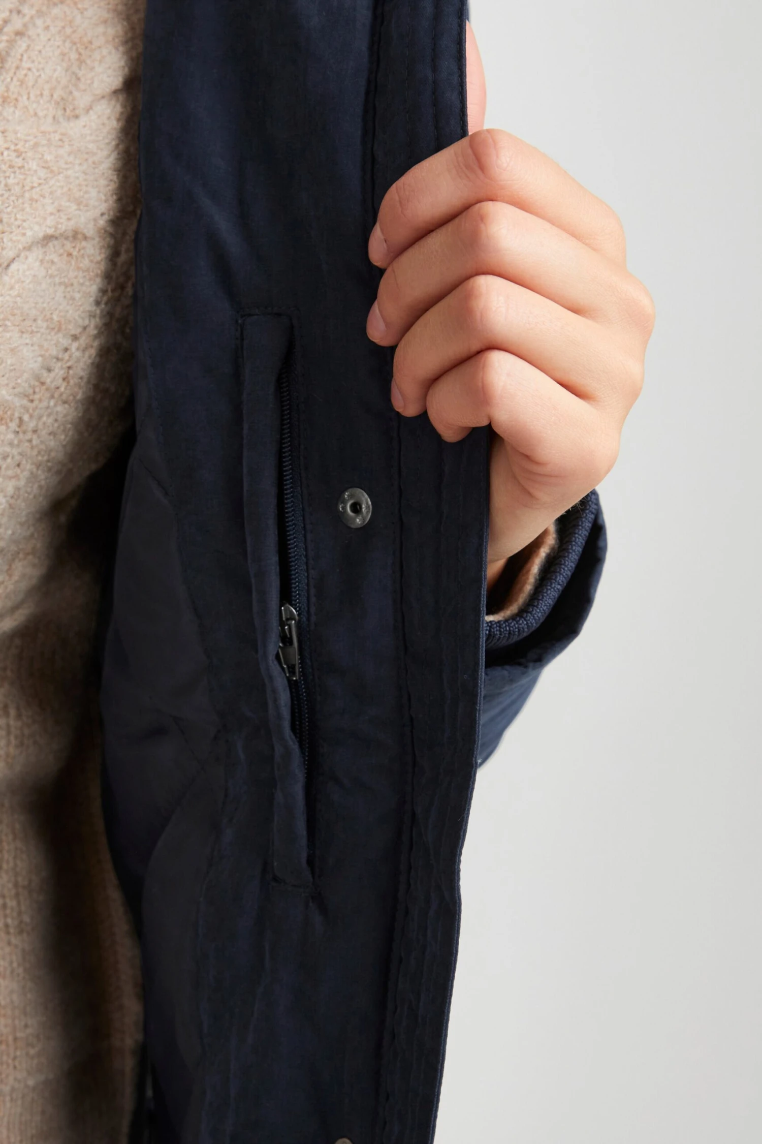 OXMO Winterjacken Winterjacke LONA Frauen Blaumeliert – Bild 7