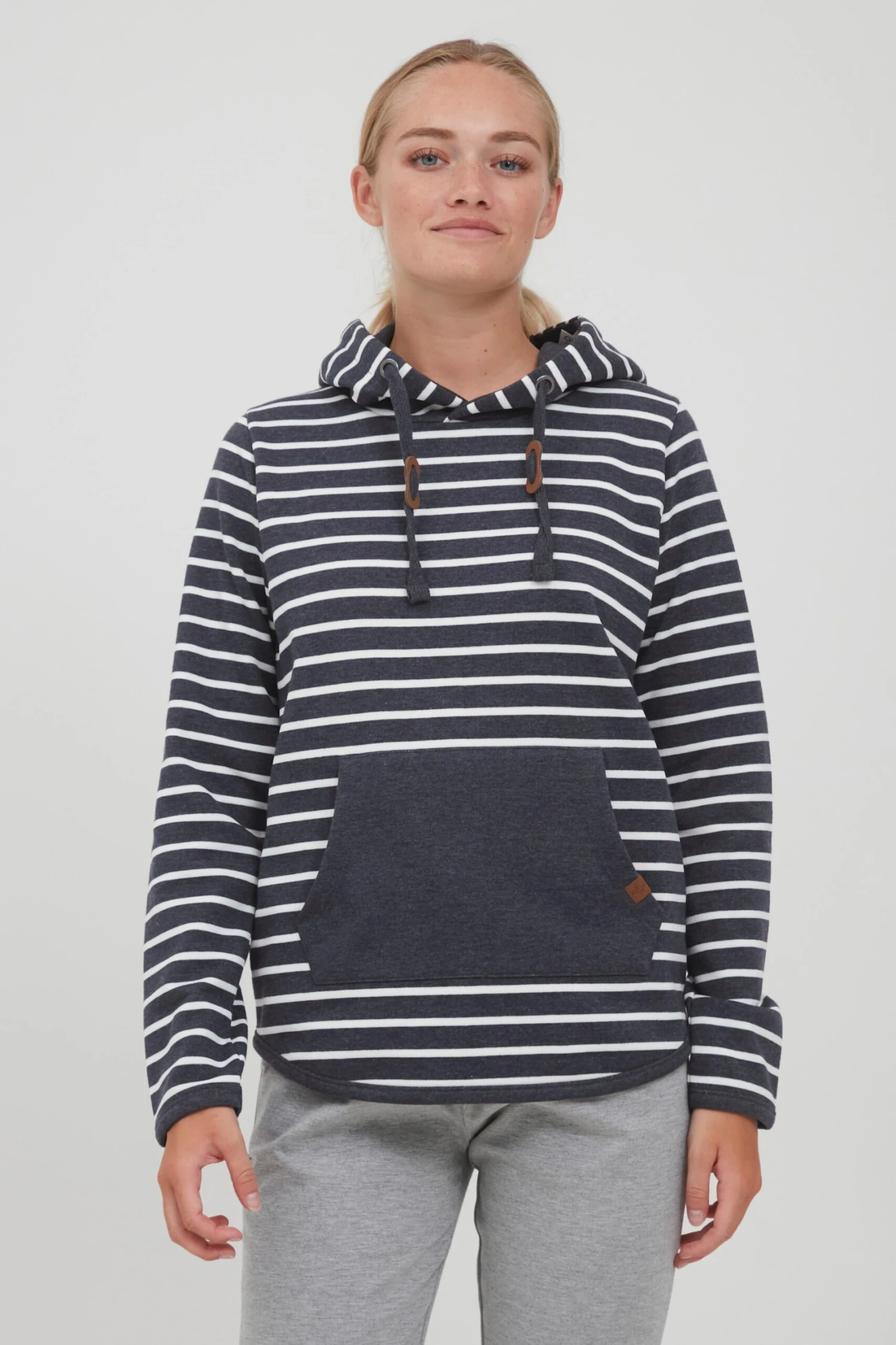 OXMO Kapuzenpullover Hoodie CARINA Frauen Blau – Bild 2