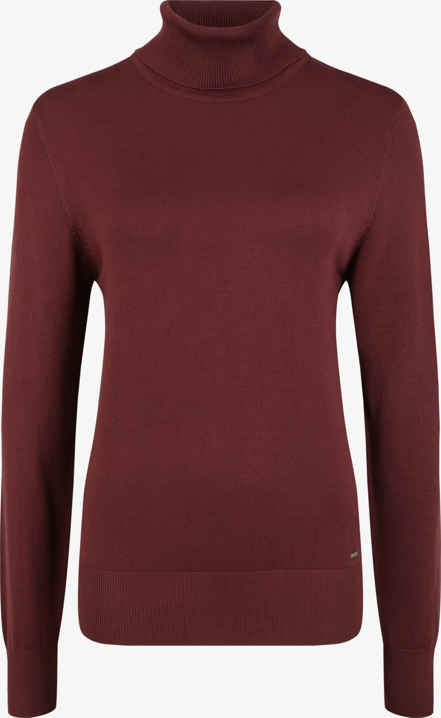 OXMO Pullover Rollkragenpullover Wina Frauen Braun