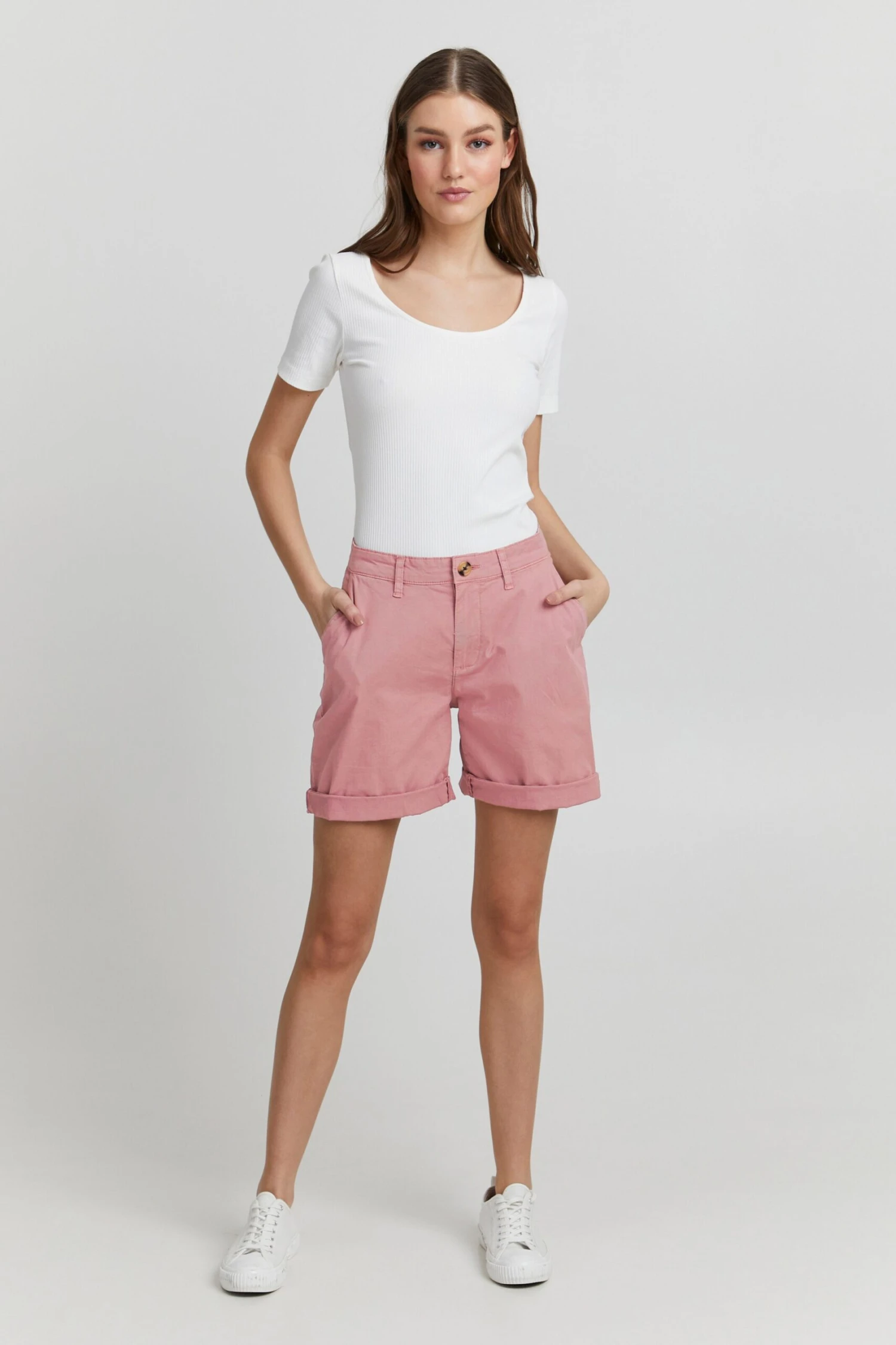 OXMO Shorts Regular Hose Charline Frauen Pink – Bild 3