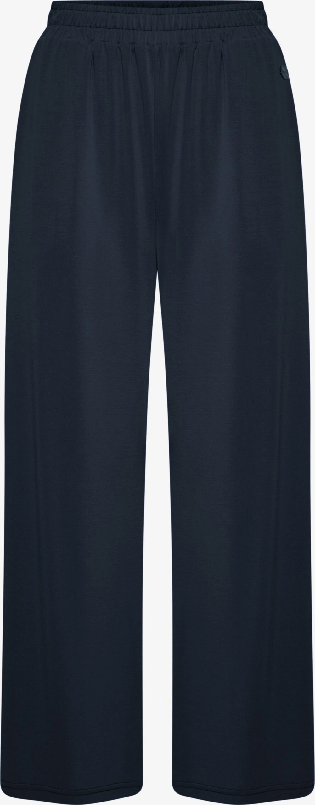 OXMO Stoffhosen Wide Leg Stoffhose OXBryndis Frauen Dunkelblau / Blaumeliert