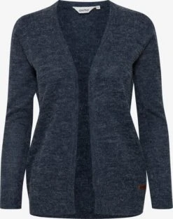OXMO Strickjacken Strickjacke NENA Frauen Blau / Grau