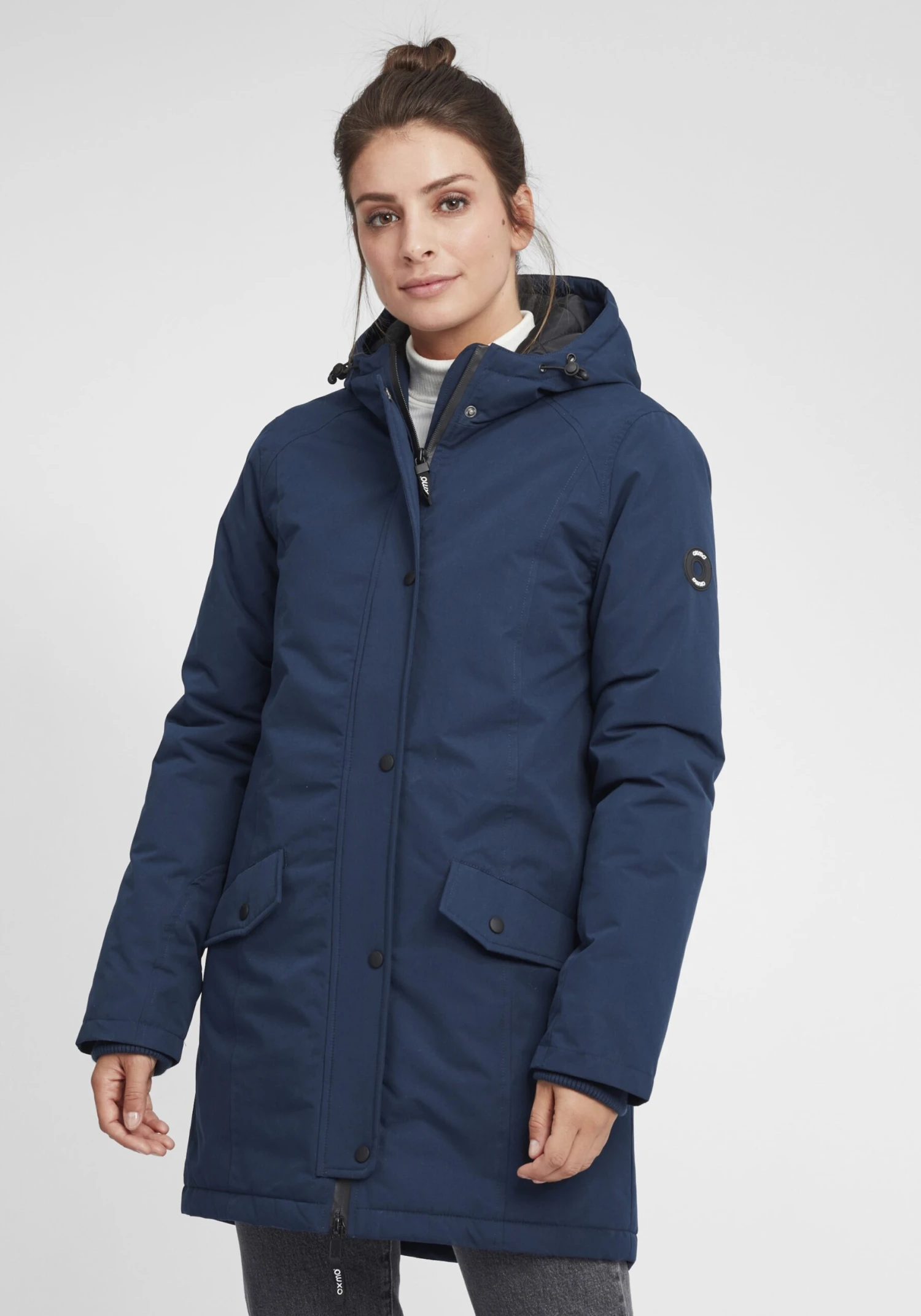 OXMO Jacken Parka Tamila Frauen Dunkelblau – Bild 2