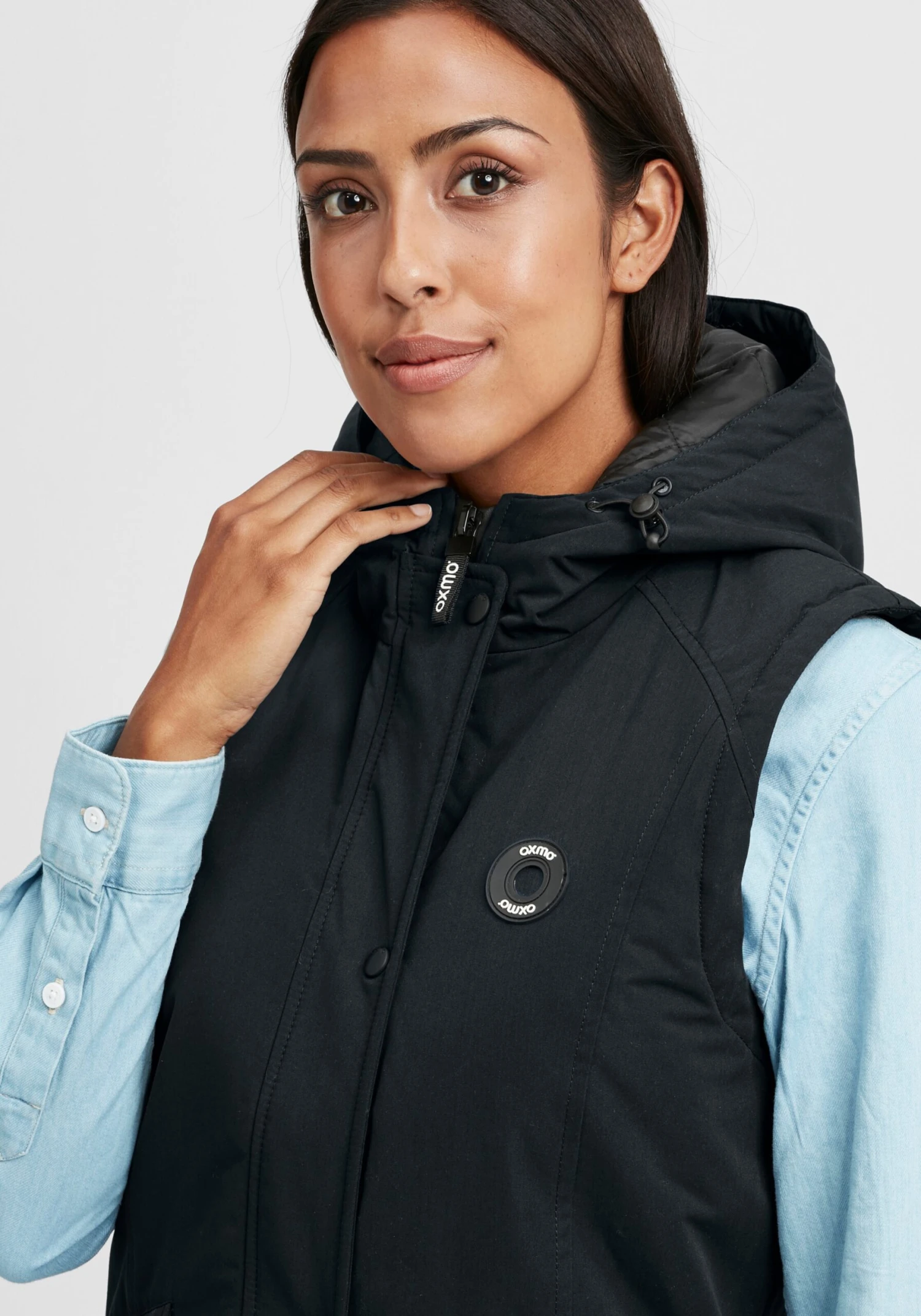 OXMO Westen Weste Tenja Frauen Schwarz – Bild 5