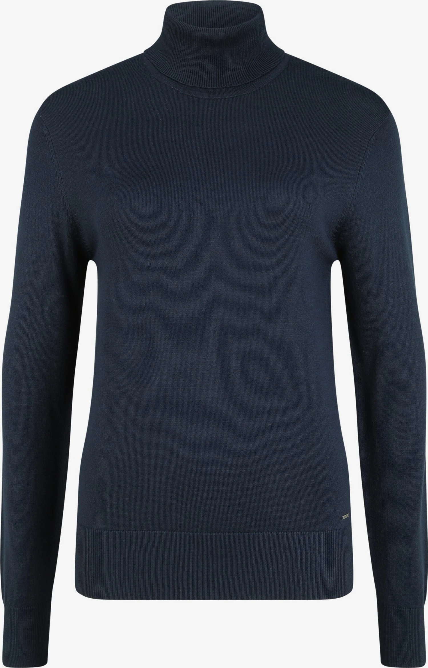 OXMO Pullover Rollkragenpullover Wina Frauen Dunkelblau