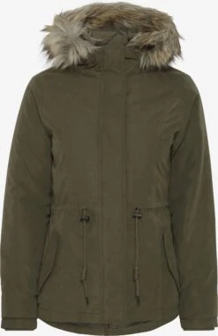 OXMO Winterjacken Winterjacke Lona Frauen Dunkelgrün