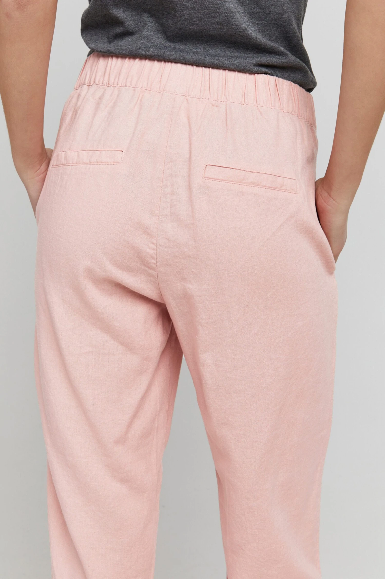 OXMO Stoffhosen Loosefit Hose Frauen Rosa – Bild 6