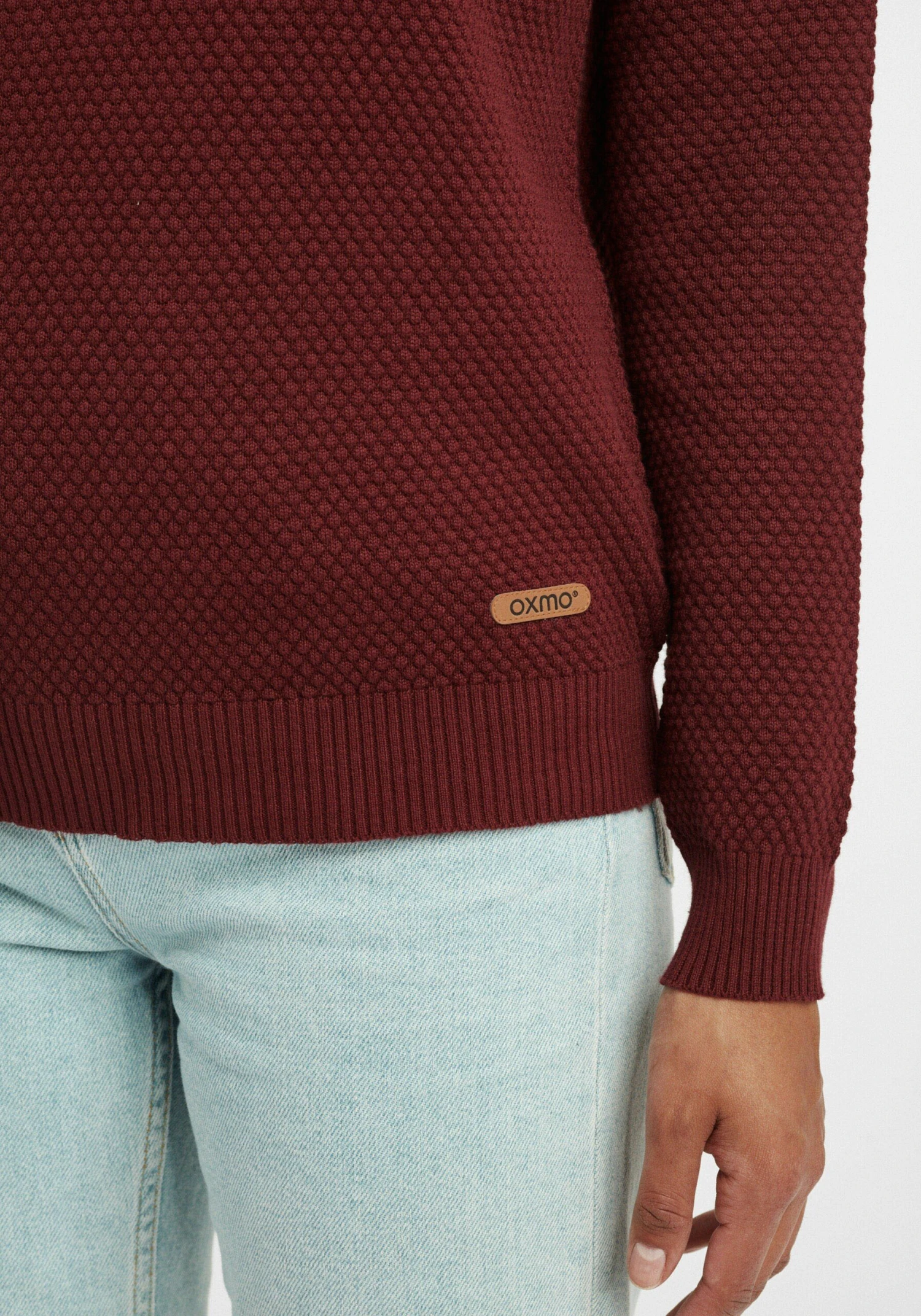OXMO Strickjacken Rollkragenpullover Sina Frauen Rot – Bild 6