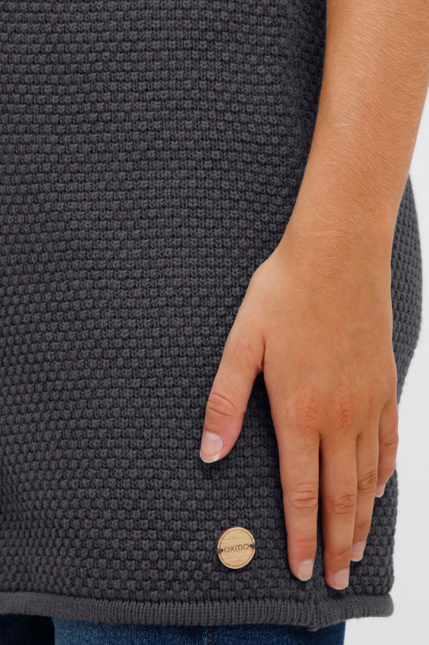 OXMO Westen Weste OXHEIDI Frauen Grau – Bild 6