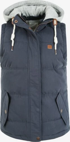 OXMO Westen Steppweste Lewonda Frauen Blau