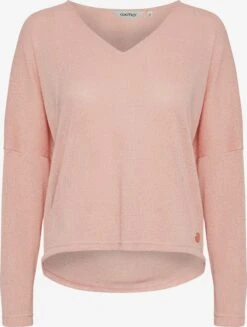 OXMO Basic Pullover Pullover Katla Frauen Rosa
