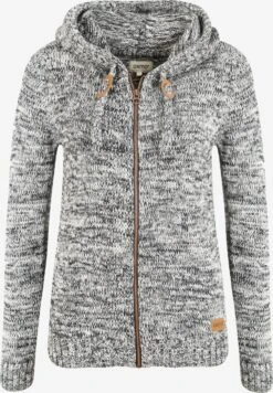 OXMO Strickjacken Strickjacke Philadelphia Frauen Blau