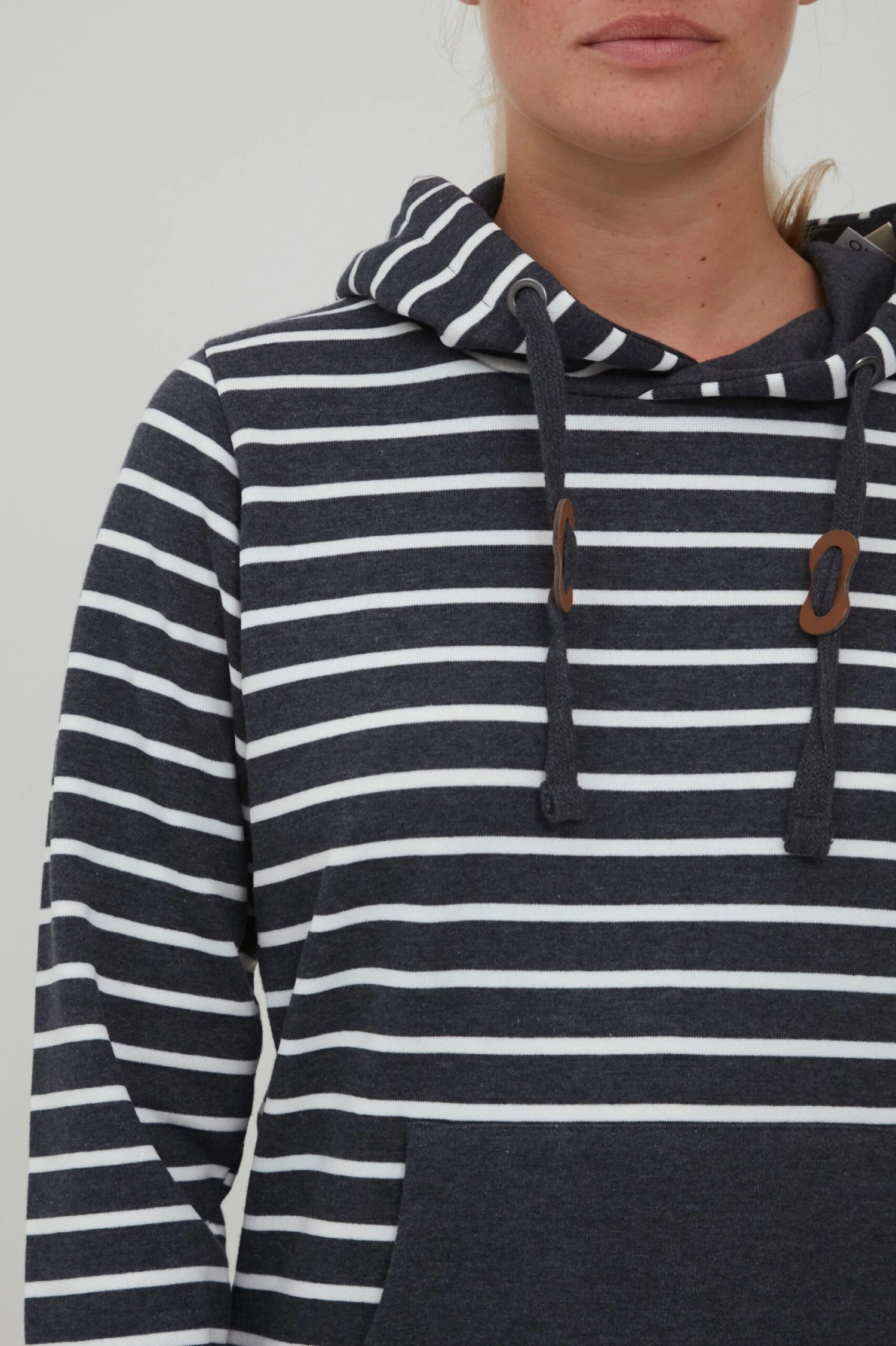 OXMO Kapuzenpullover Hoodie CARINA Frauen Blau – Bild 5