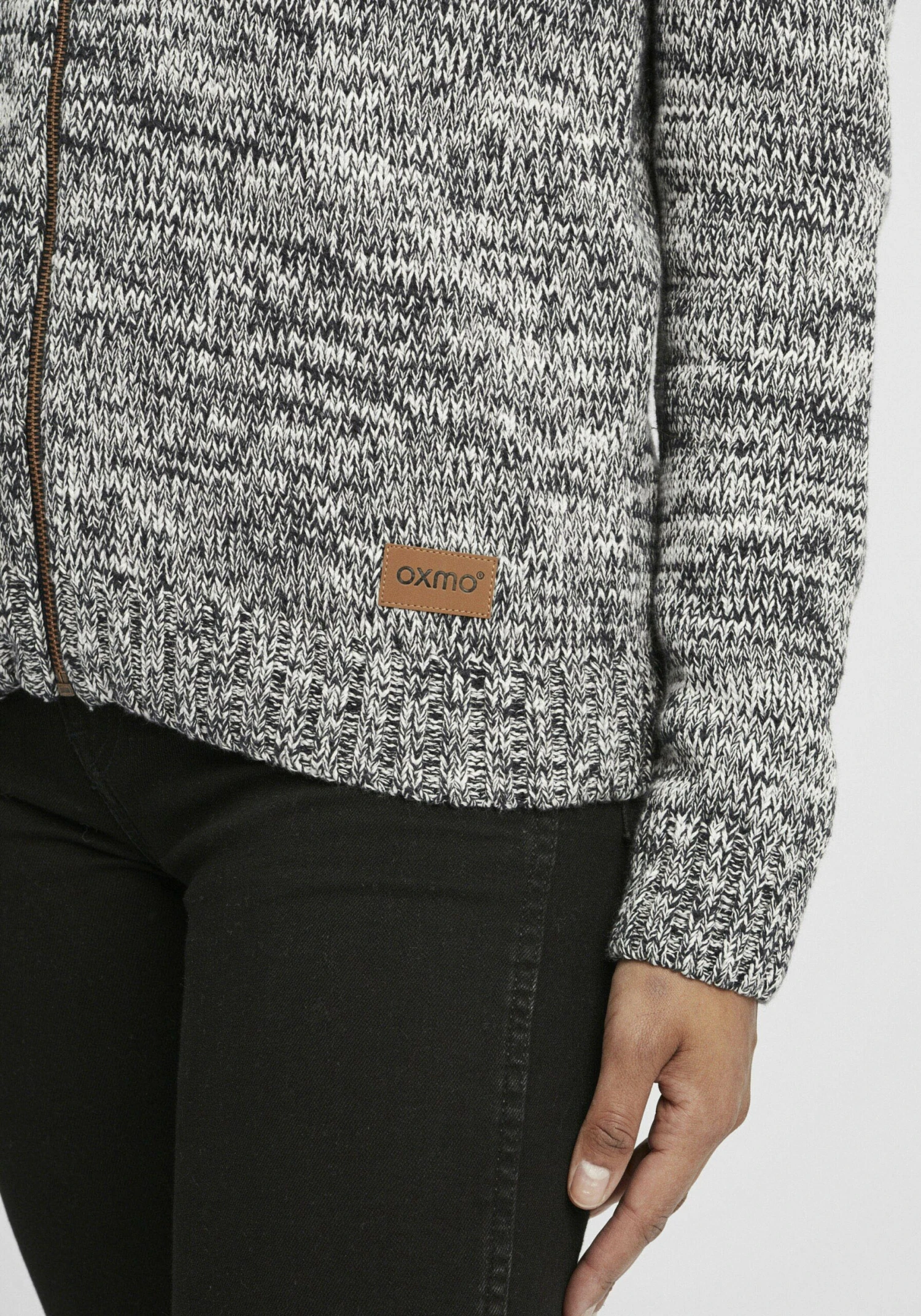 OXMO Strickjacken Strickjacke Philadelphia Frauen Blau – Bild 6