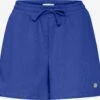OXMO Shorts Regular Sweatshorts Safri Frauen Blau