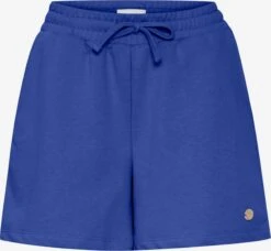 OXMO Shorts Regular Sweatshorts Safri Frauen Blau