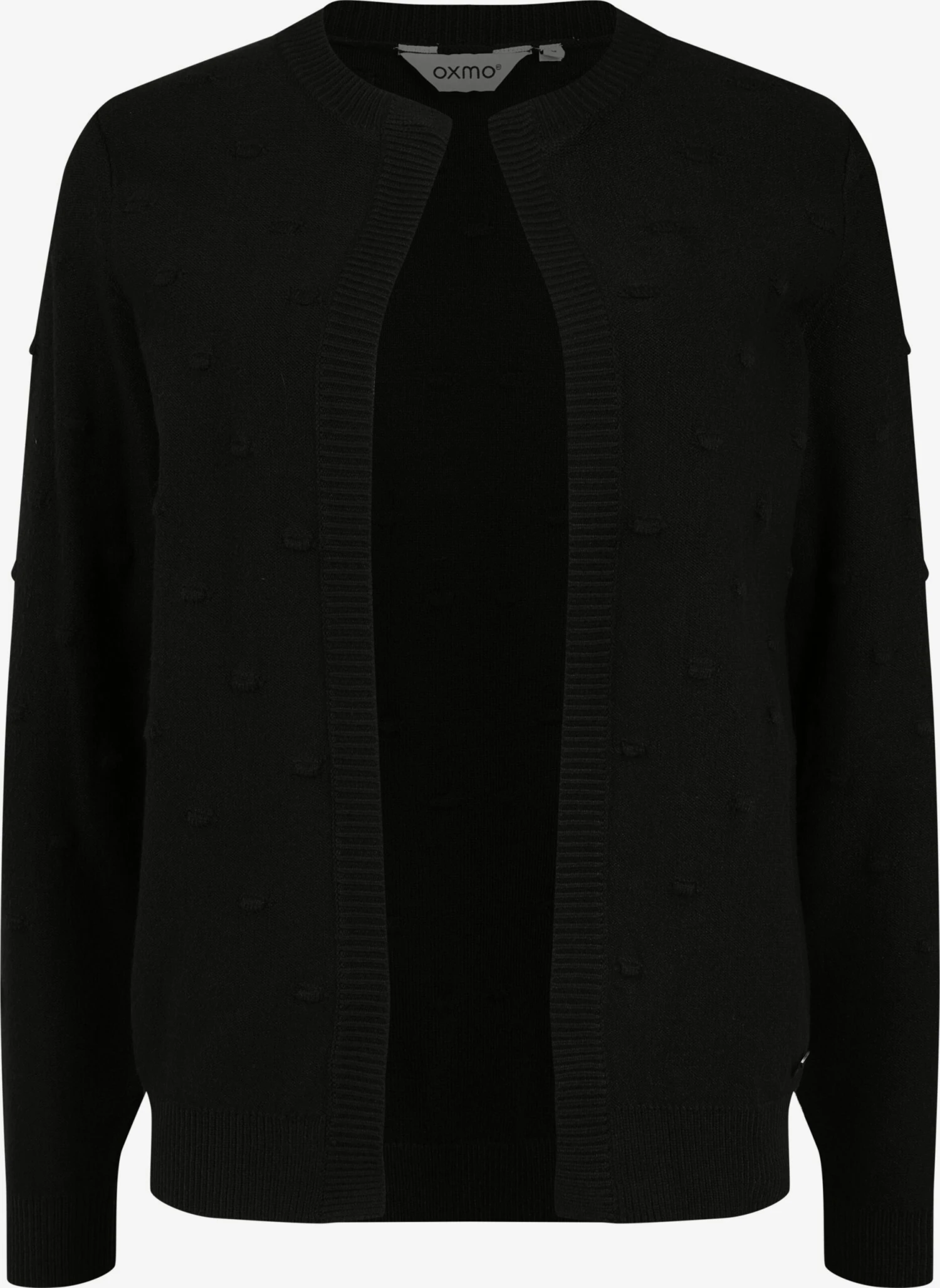 OXMO Strickjacken Strickjacke Kalotta Frauen Schwarz