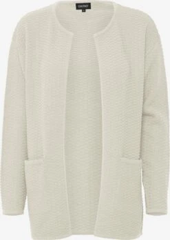 OXMO Strickjacken Strickjacke Frauen Beige