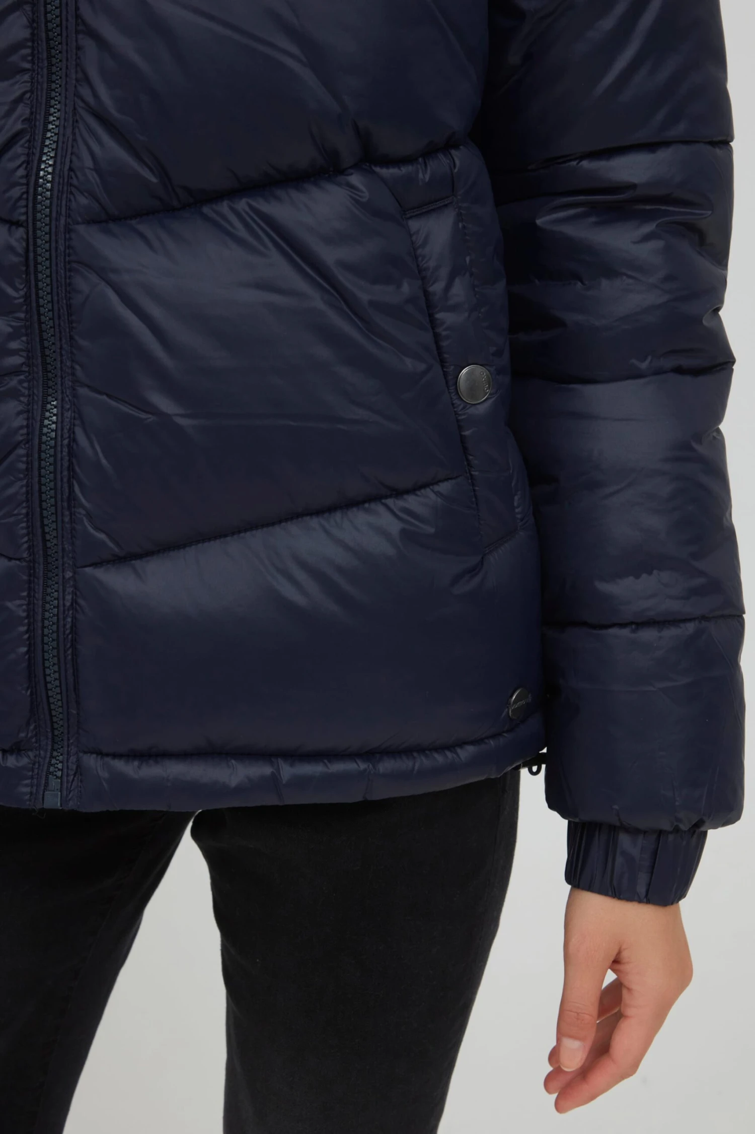 OXMO Winterjacken Steppjacke TABEA Frauen Dunkelblau – Bild 6
